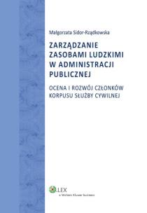 Okładka książki Zarządzanie zasobami ludzkimi w administracji publicznej