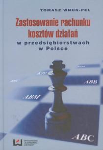 Okładka książki Zastosowanie rachunku kosztów działań