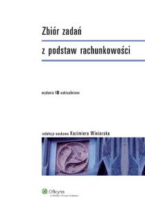 Okładka książki Zbiór zadań z podstaw rachunkowości