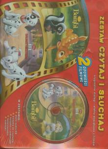 Okładka książki Zestaw Czytaj i słuchaj. Bambi, 101 Dalmatyńczyków