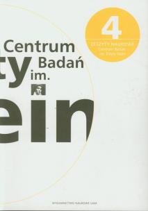 Opakowanie Zeszyty Naukowe Centrum Badań im. Edyty Stein nr 4