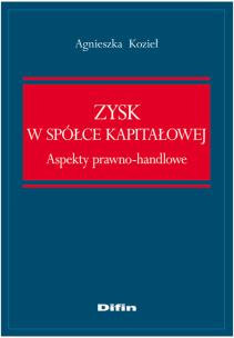 Okładka książki Zysk w spółce kapitałowej