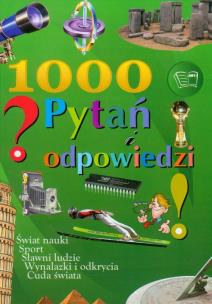 Okładka książki 1000 pytań i odpowiedzi ( Zielona )