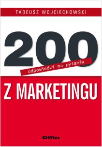 Okładka książki 200 odpowiedzi na pytania z marketingu