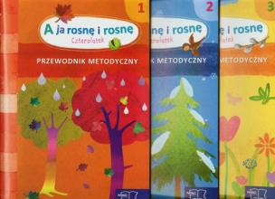 Okładka książki A ja rosnę i rosnę Czterolatek Pakiet metodyczny 1-3 z płytą CD