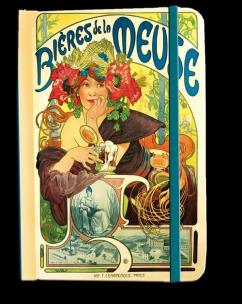 Opakowanie Adresownik Alfons Mucha - Bieres de la Meuse