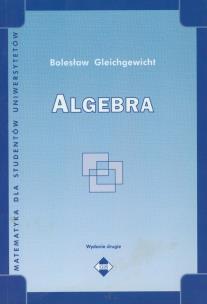 Okładka książki Algebra