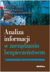 Okładka książki Analiza informacji w zarządzaniu bezpieczeństwem