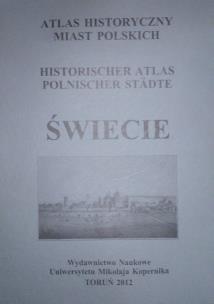 Opakowanie Atlas historyczny miast polskich Świecie