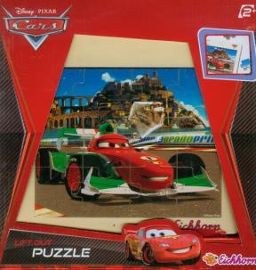 Opakowanie Auta 2 Puzzle drewniane F1