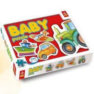 Okładka książki Baby puzzle - Pojazdy TREFL