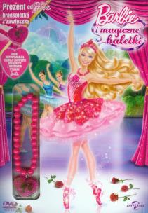 Opakowanie Barbie i magiczne baletki + bransoletka z zawieszką