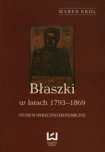 Okładka książki Błaszki w latach 1793-1869