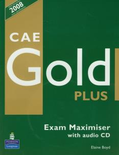 Okładka książki CAE Gold Plus Exam Maximiser z płytą CD