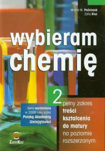 Okładka książki Chemia LO Wybieram Chemię 2 Z.R. ZamKor