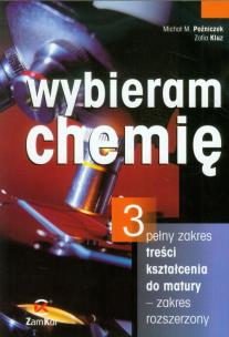 Okładka książki Chemia LO Wybieram Chemię 3 Z.R. ZamKor