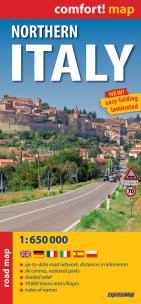 Opakowanie Comfort!map Northern Italy 1:650 000