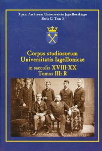 Opakowanie Corpus studiosorum Universitatis Iagellonicae in saeculis XVIII-XX