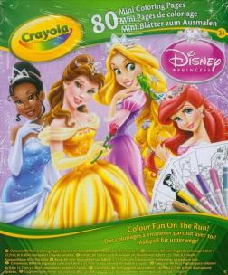 Opakowanie Crayola Mini Kolorowanka Disney Księżniczki