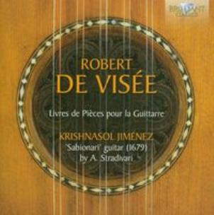 Okładka książki De Visee: Livres de Pieces pour la Guittarre