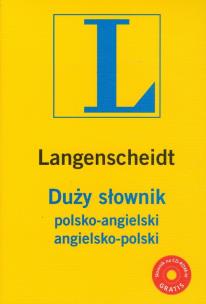 Okładka książki Duży Słownik polsko-angielski angielsko-polski z płytą CD