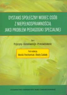 Opakowanie Dystans społeczny wobec osób z niepełnosprawnością jako problem pedagogiki specjalnej