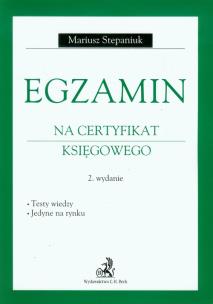 Okładka książki Egzamin na certyfikat księgowego