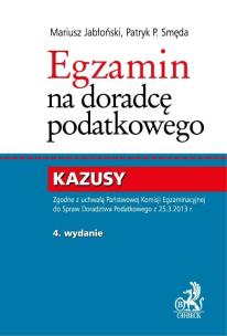 Okładka książki Egzamin na doradcę podatkowego Kazusy