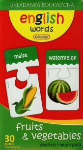 Opakowanie English words fruits & vegetables