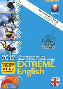 Opakowanie Extreme English 2012 wszystkie poziomy A1-C2 + gramatyka + wersja na Androida