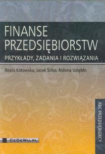 Okładka książki Finanse przedsiębiorstw