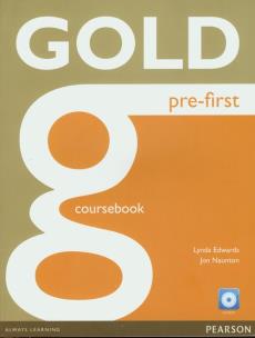 Okładka książki Gold Pre-First Coursebook z płytą CD