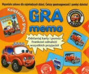 Opakowanie Gra memo Samochodzik Franek + książka