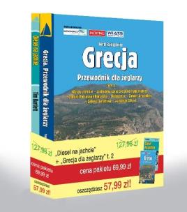 Okładka książki Grecja.Przew...T.2 + Diesel na jachcie. Pakiet