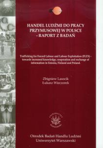 Okładka książki Handel ludźmi do pracy przymusowej w Polsce Raport z badań