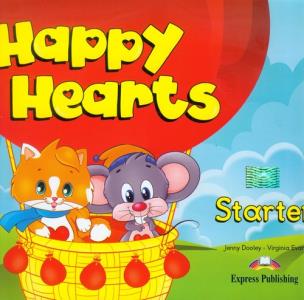 Okładka książki Happy Hearts  Starter SB + DVD EXPRESS PUBLISHING