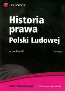 Okładka książki Historia prawa Polski Ludowej