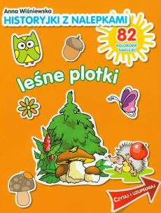 Okładka książki Historyjki z nalepkami - Leśne plotki