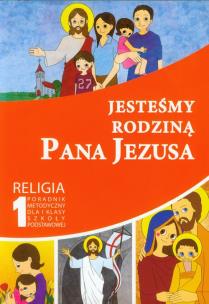 Okładka książki Jesteśmy rodziną Pana Jezusa 1 Religia Poradnik metodyczny z płytą CD