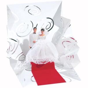 Opakowanie Kartki 3D - Bride and Groom (TR110)