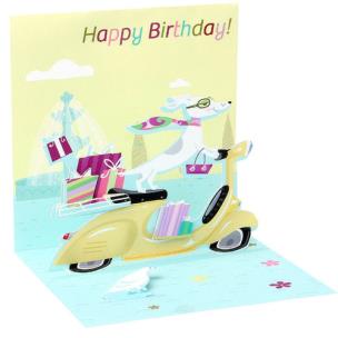 Okładka książki Kartki 3D - Vespa Dog (TR222)