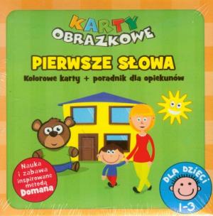 Okładka książki Karty obrazkowe Pierwsze słowa