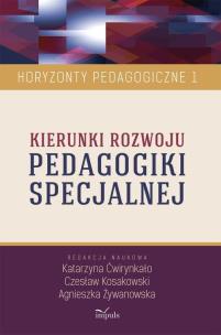 Opakowanie Kierunki rozwoju pedagogiki specjalnej