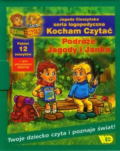 Okładka książki Kocham Czytać Zeszyt 19-30 Podróże Jagody i Janka