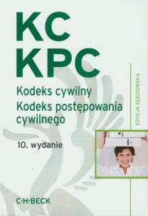Okładka książki Kodeks cywilny Kodeks postępowania cywilnego edycja sędziowska