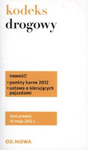 Okładka książki Kodeks drogowy