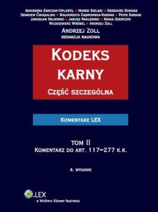 Okładka książki Kodeks karny Część szczególna t.2