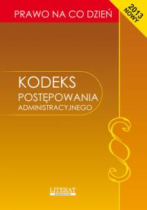 Opakowanie Kodeks postępowania administracyjnego 2013