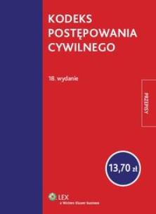Okładka książki Kodeks postępowania cywilnego