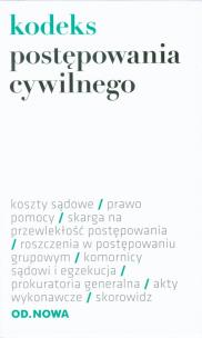 Okładka książki Kodeks postępowania cywilnego